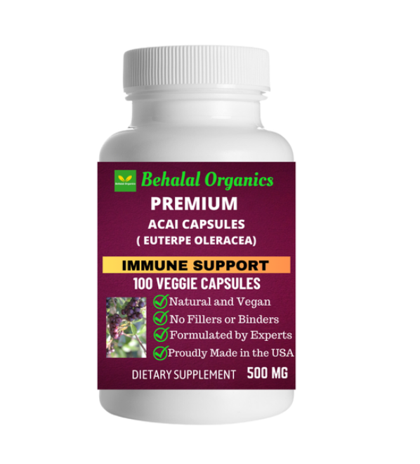 Acai Capsules_Behalal Organics