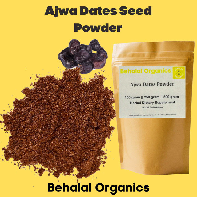 Ajwa Seed Powder_Behalal Organics