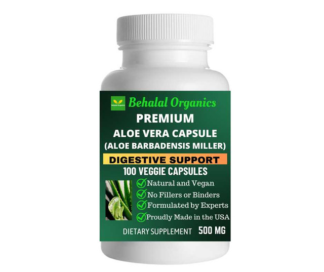 Aloe Vera Capsule_Behalal Organics