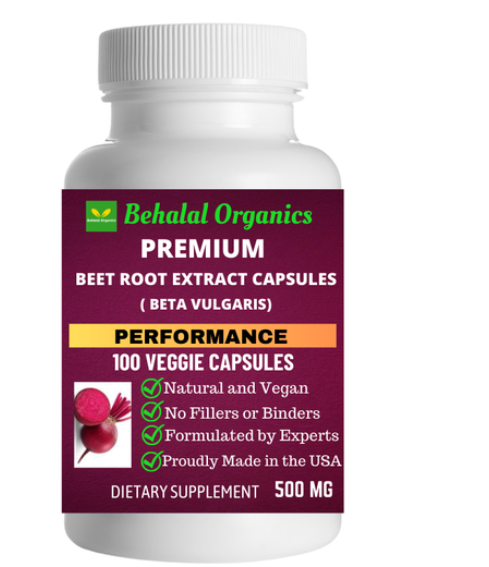 Beet Root Capsules_Behalal Organics