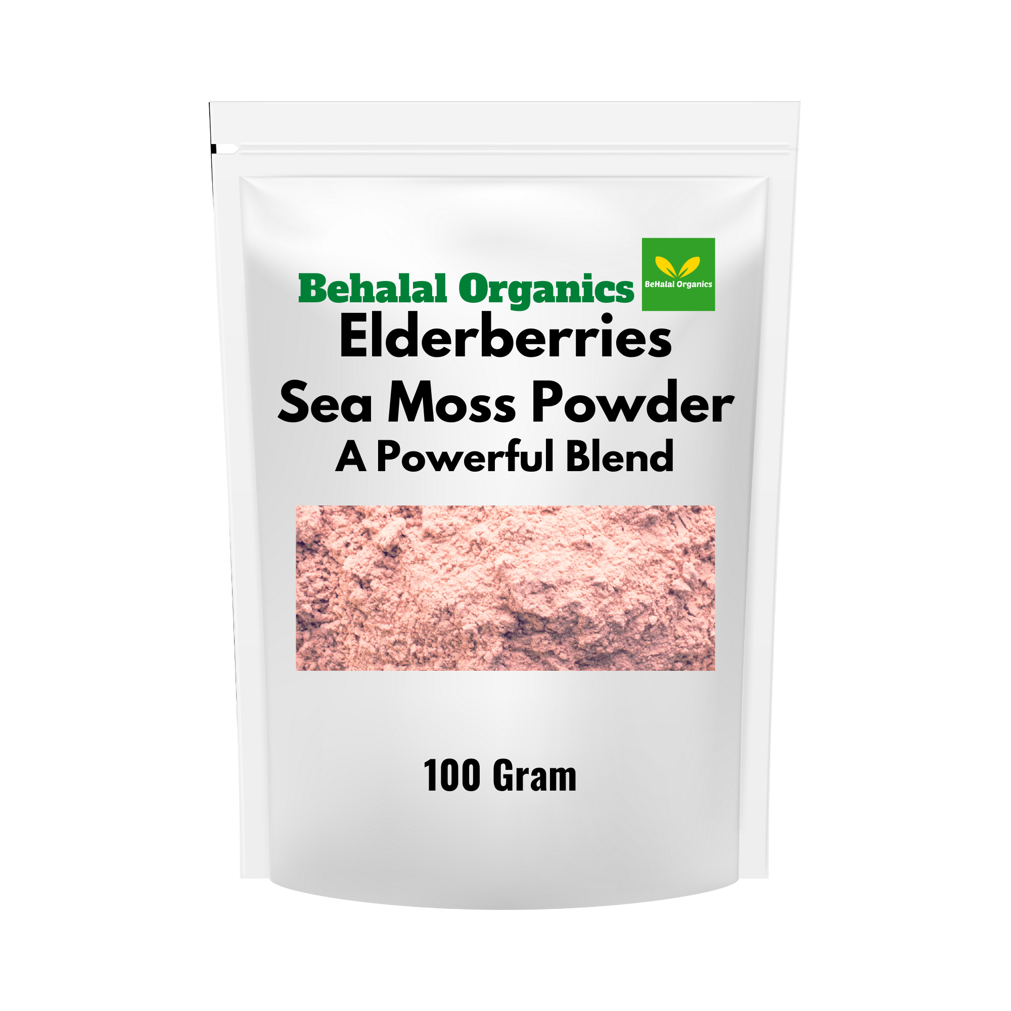 Sea Moss and Elderberry powder